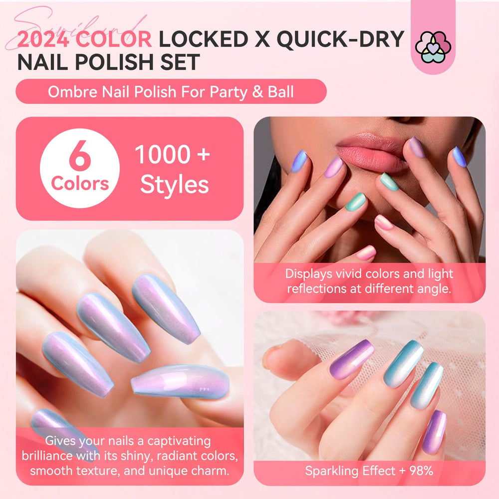 SAVILAND charm pink nail polish swatches showing vibrant summer hues.