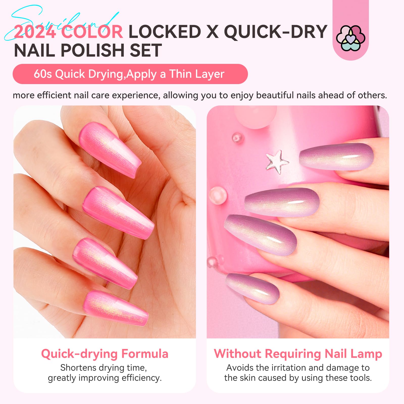 SAVILAND color-locked-x-technology bright colors extend wear and vibrancy.