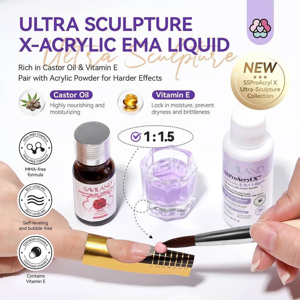 Saviland cuticle oils rose and lavender nourish nails