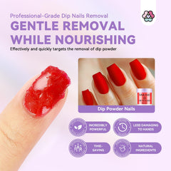 SAVILAND Cuticle Pusher helps gentle residue scraping.