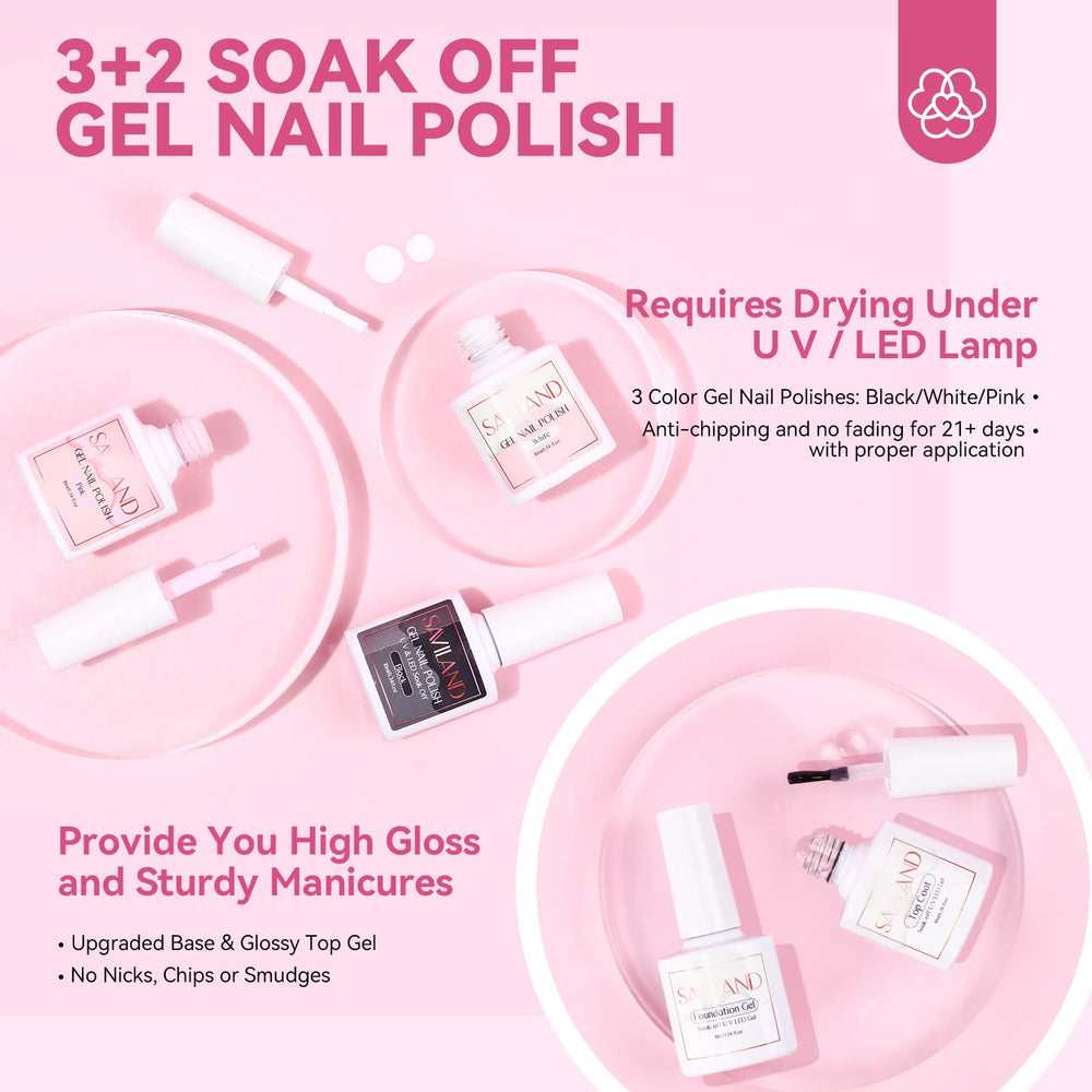SAVILAND decoration powder for glitter accents in nail art.