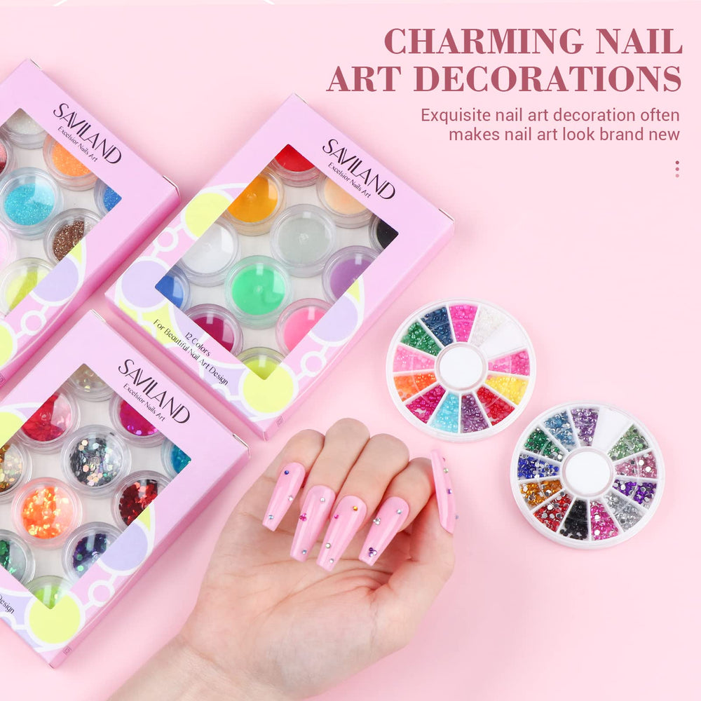 Saviland nail glue gel supports secure adhesion across acrylic, gel, dip, and French nails.