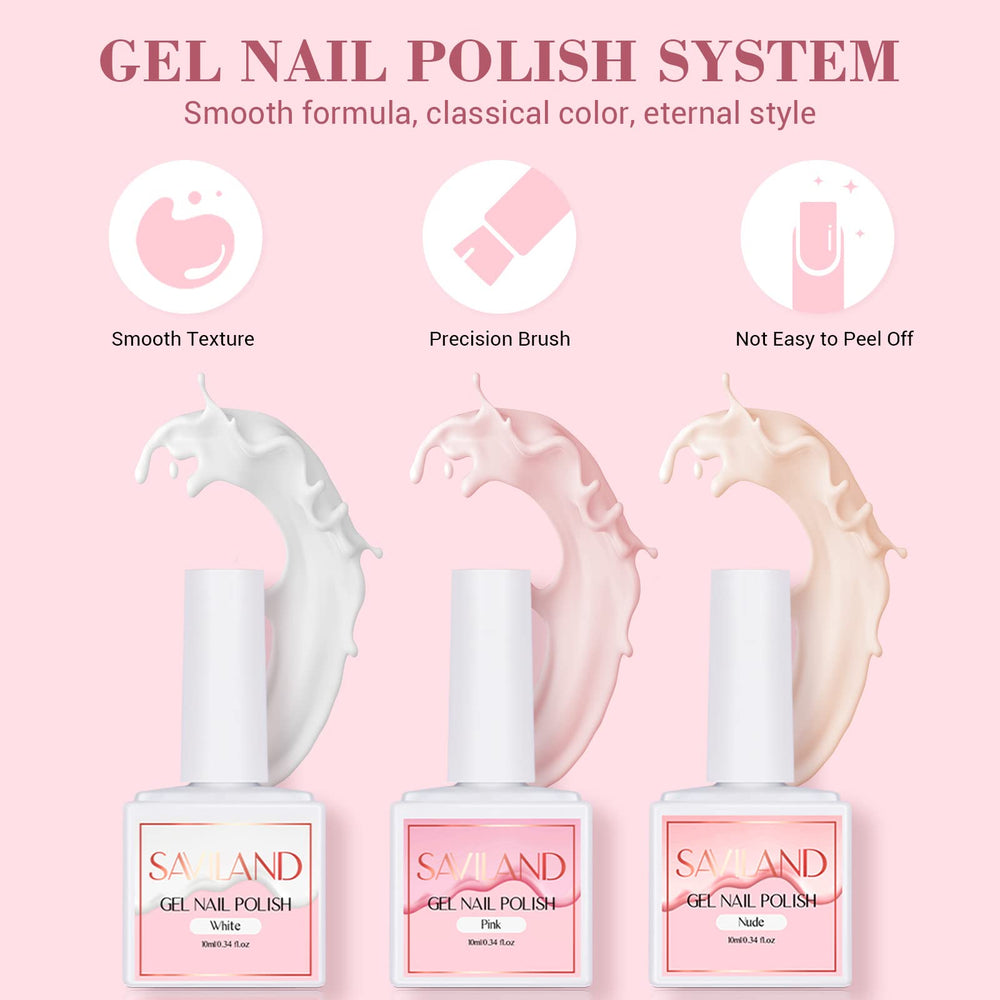 Saviland compact UV lamp cures gel polish quickly for efficient sessions.