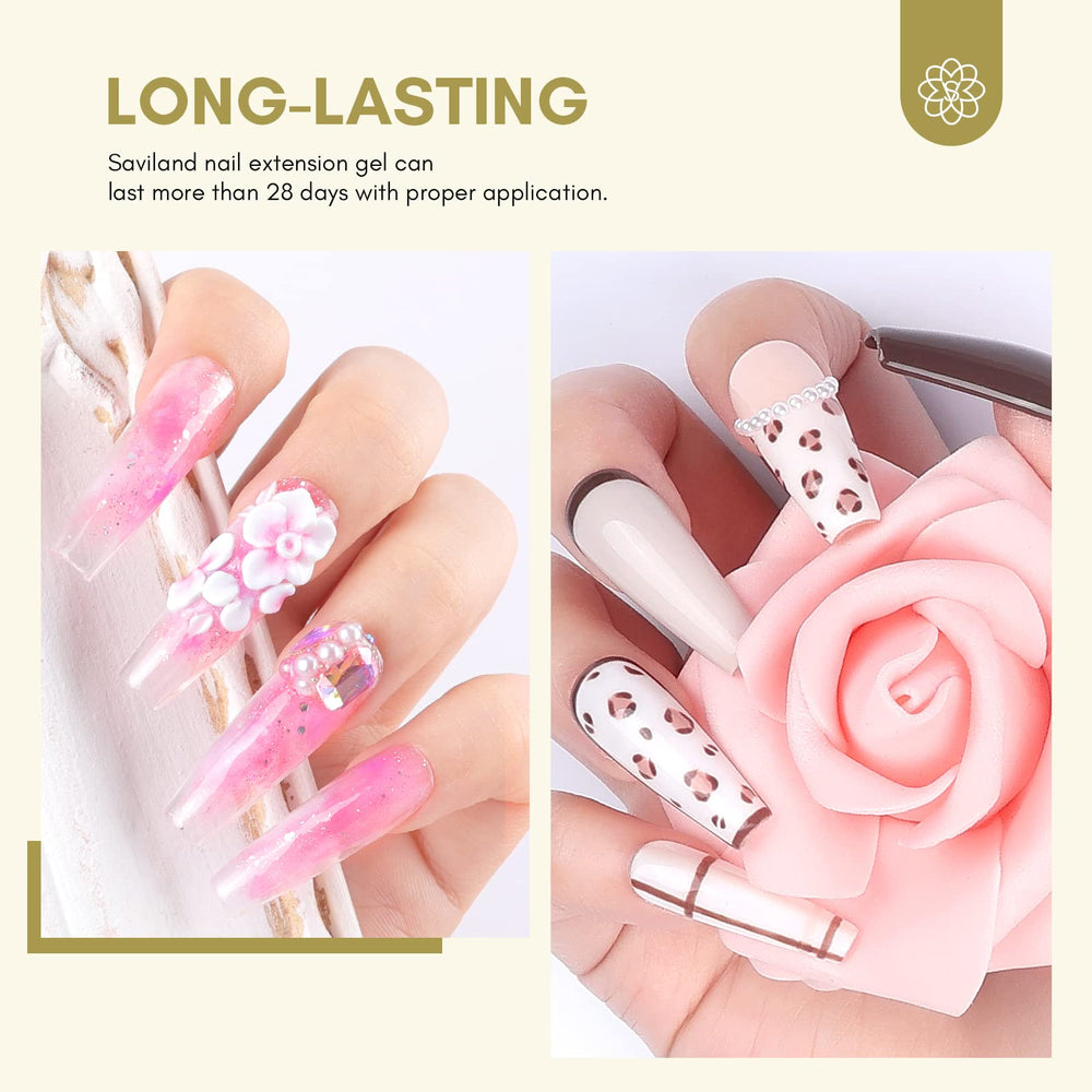 Envase SAVILAND de 30 ml para gel de uñas, dosificación sencilla