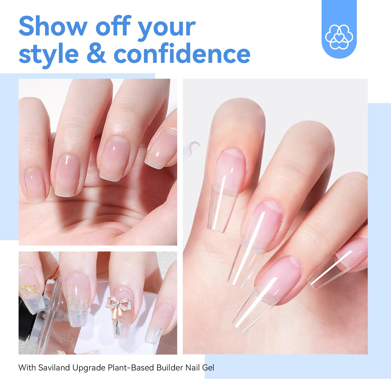 SAVILAND home salon setup showing convenient DIY nail session.