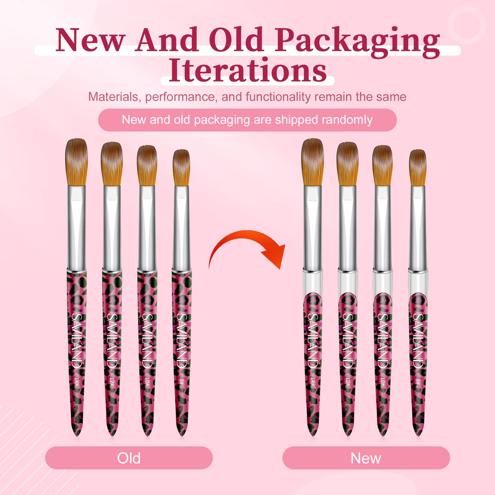 SAVILAND leopard-print brush set packaging shown for DIY and pro use