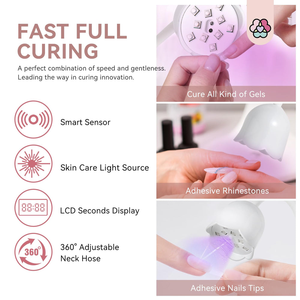 SAVILAND lotus design cordless nail lamp compact and space saving