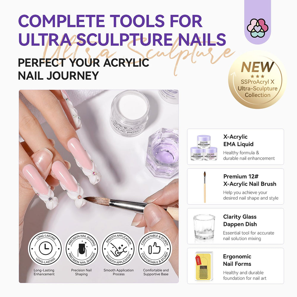 Saviland manicure tools set for DIY home manicures