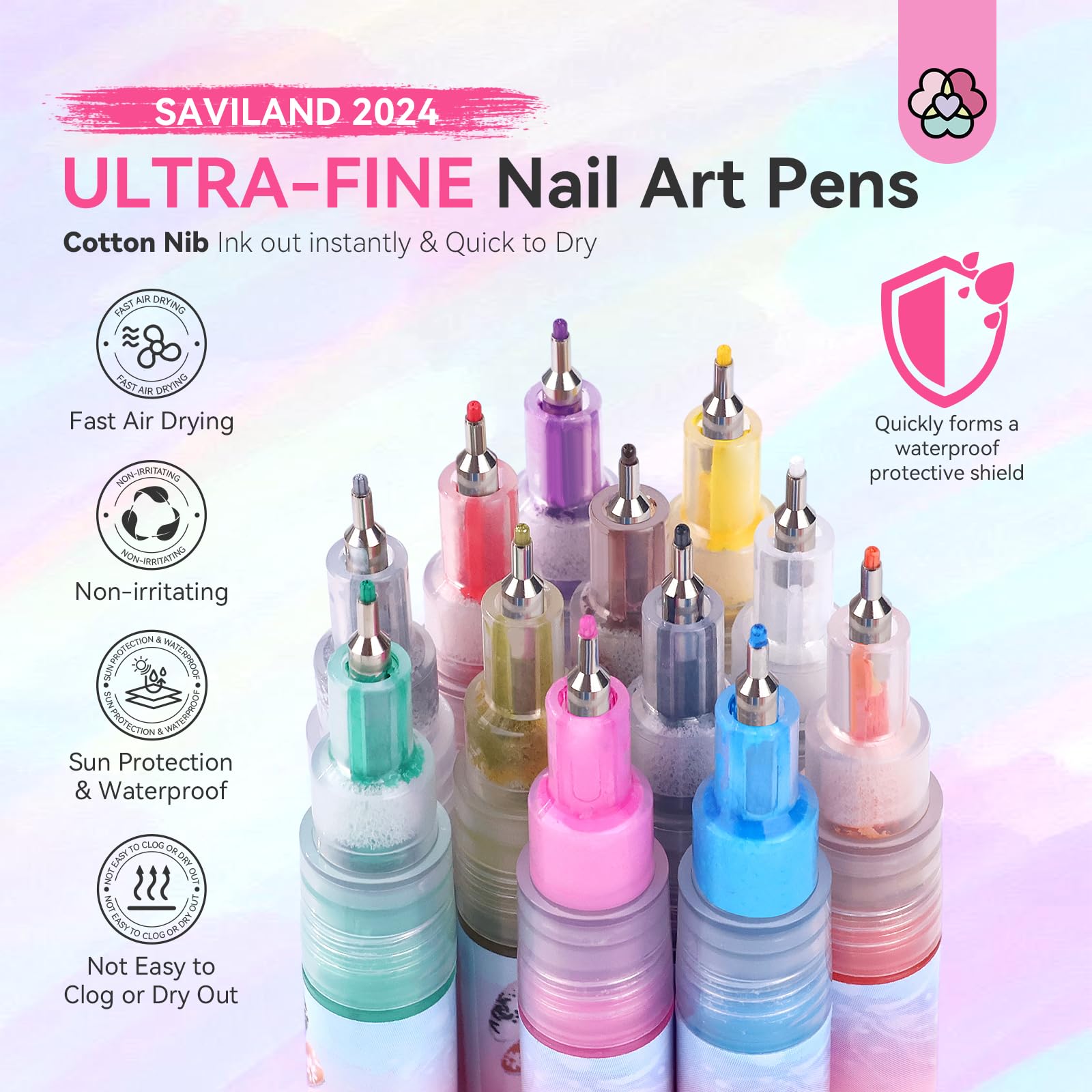 SAVILAND beginner-friendly kit; easy-to-use tools for quick nail art.