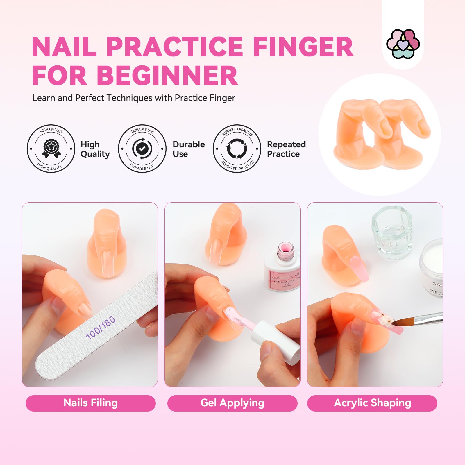 SAVILAND nail art rhinestones to sparkle and customize designs.