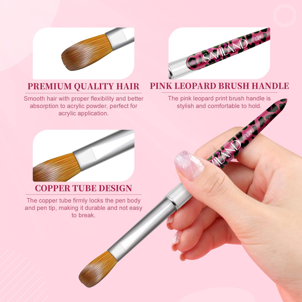 SAVILAND nail brush size 8 for carving and detailed sculpting
