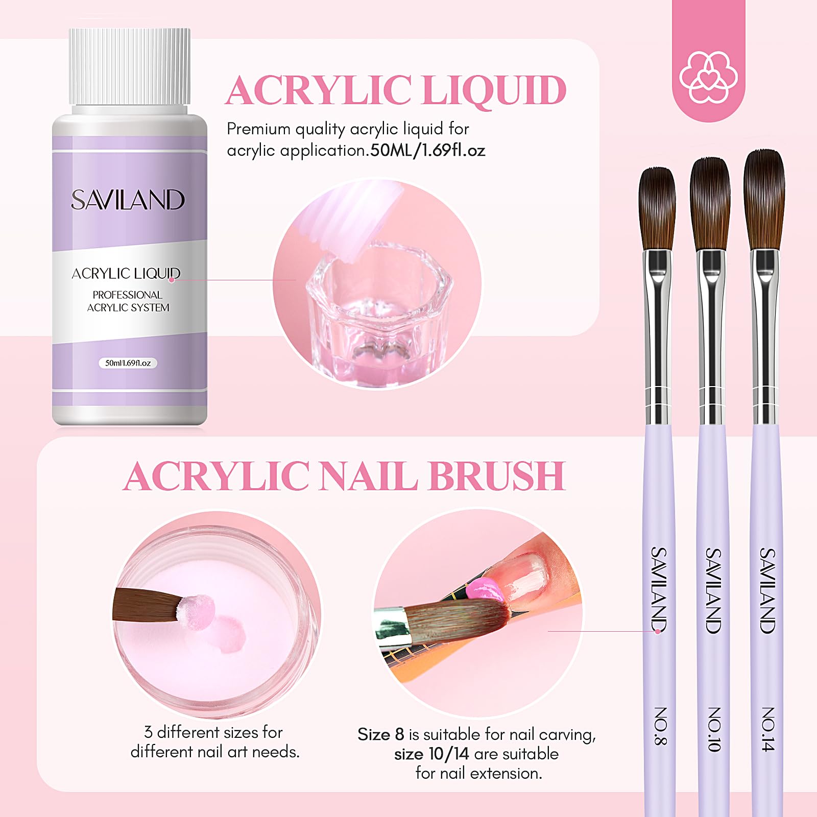 SAVILAND nail buffer and file soothe edges for a polished finish