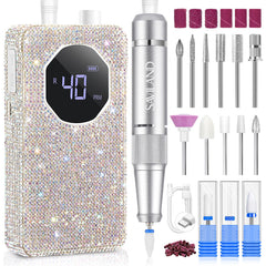 SAVILAND nail drill 40000rpm front view for fast gel removal and smooth filing.