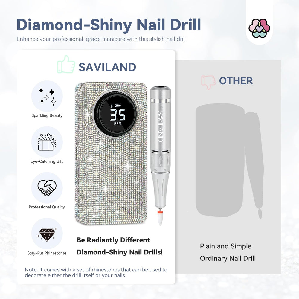 SAVILAND forward-reverse control for left- or right-handed use.