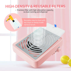 SAVILAND reusable-filter being cleaned after use for easy maintenance.