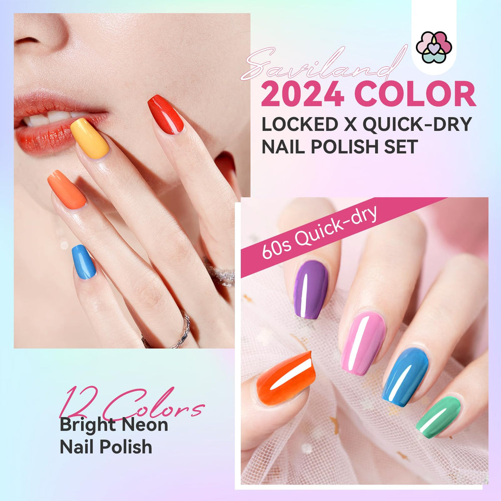 SAVILAND glossy finish after top coat indicates long-lasting color coverage.