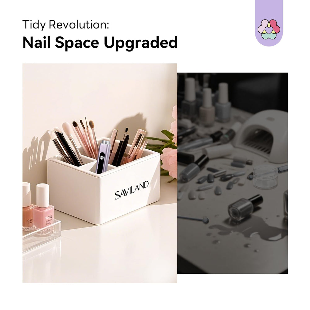 SAVILAND portable nail lamp ideal for travel and on-the-go manicures.