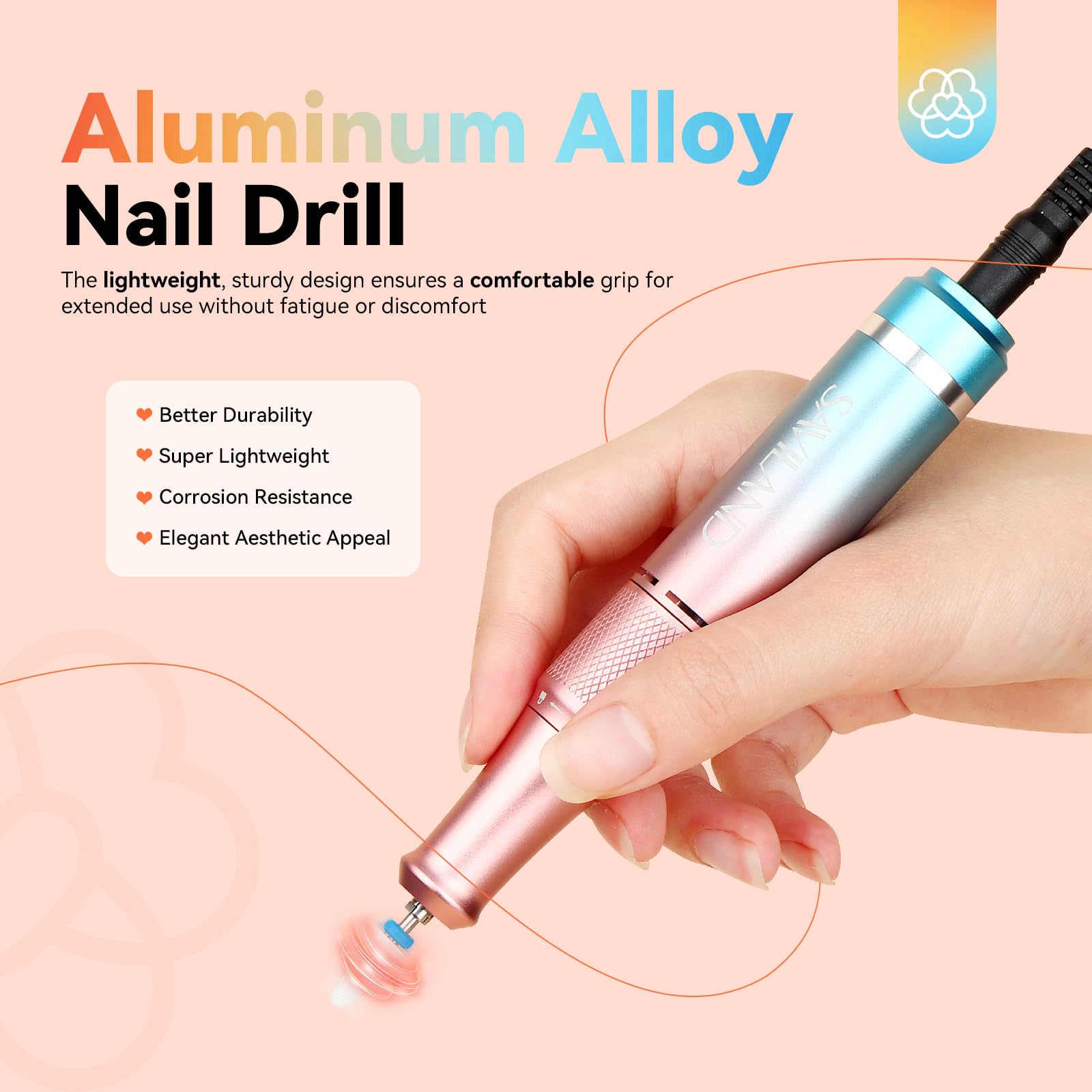 SAVILAND portable compact kit ideal for salons or mobile nail services