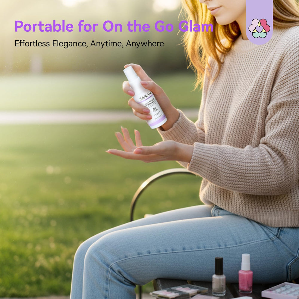 SAVILAND portable travel case showing on-the-go nail kit.