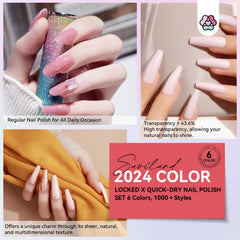 SAVILAND Quick Dry Nail Polish brush application demonstrates smooth, even coats for easy at-home manicures.