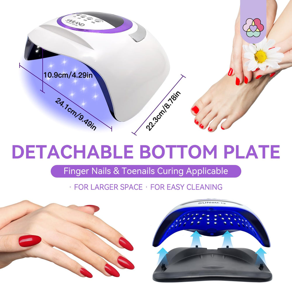 SAVILAND removable-base-and-handle design enables easy transport and simple cleaning