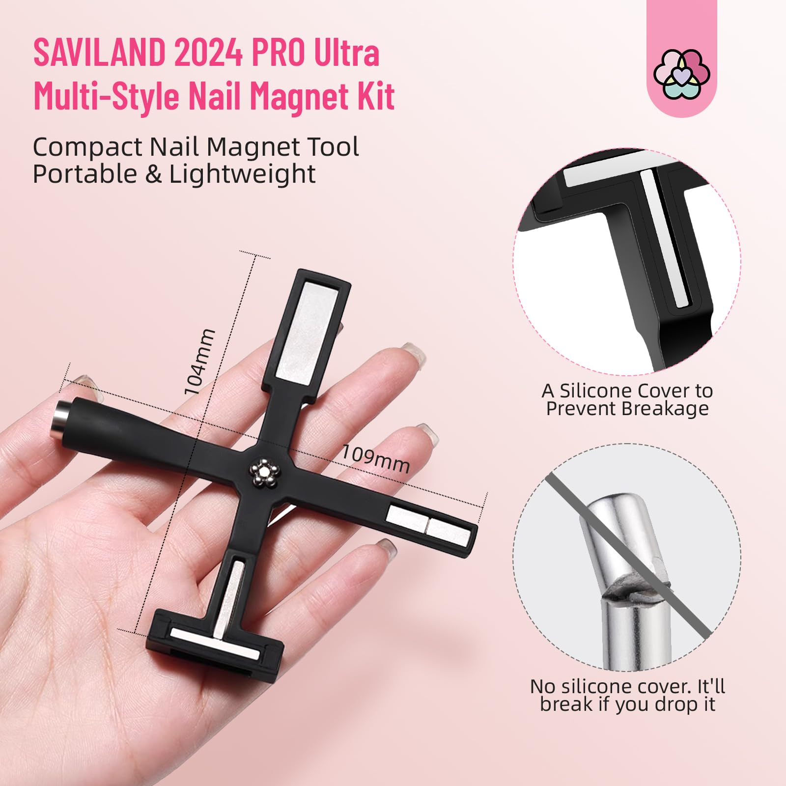 SAVILAND portable kit highlights on-the-go convenience for mobile nail artists.