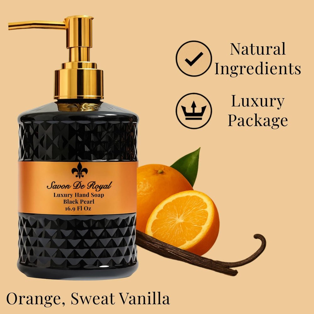 Savon De Royal refill bottle supports sustainable kitchen and bath use.