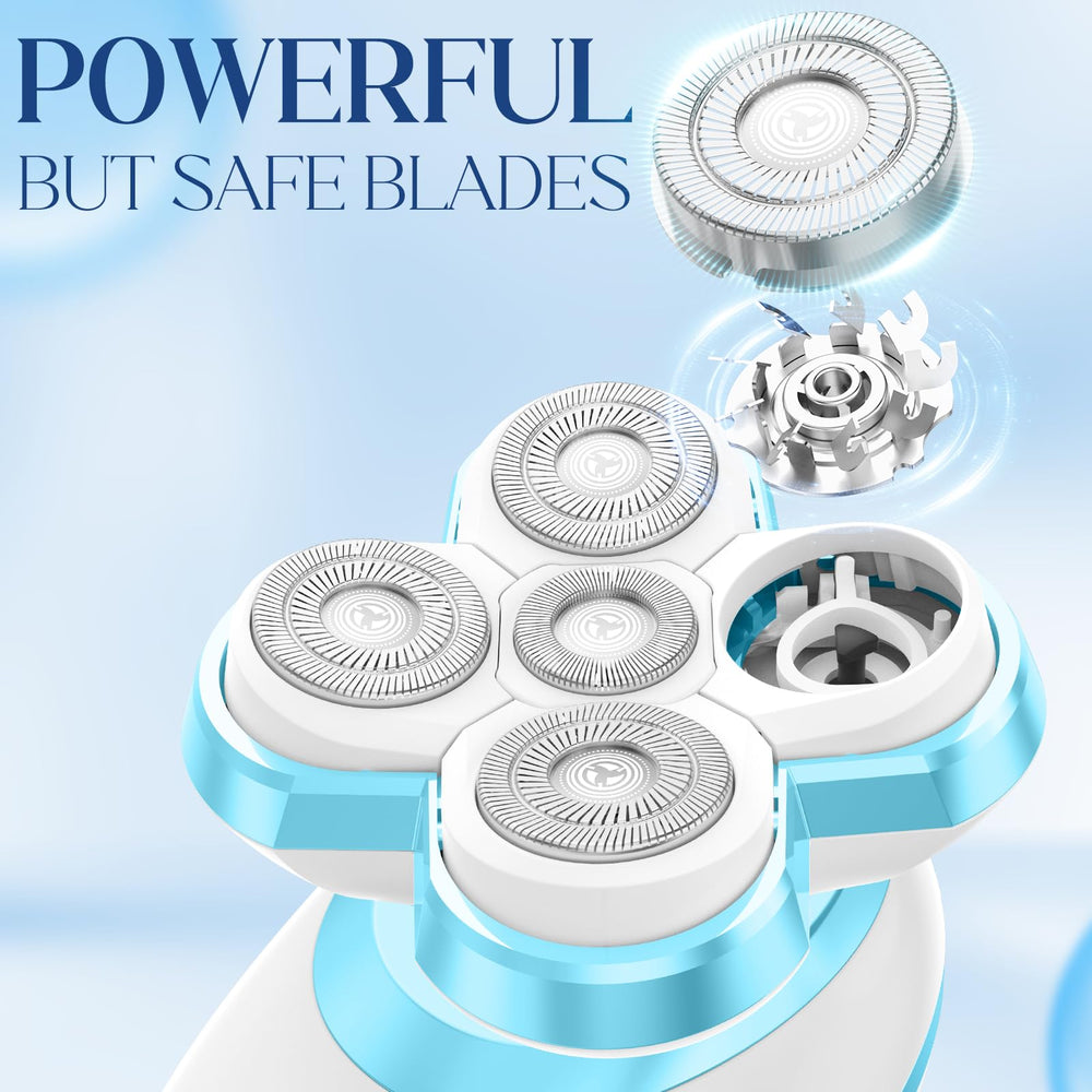 Sawkism painless shave design for legs, arms, and intimate areas.