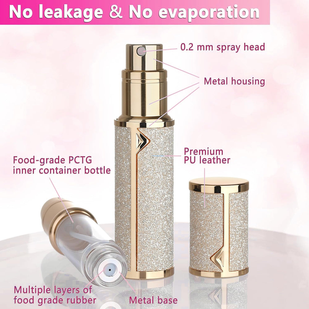 SAWOHO compact-size bottle fits pockets and purses for easy access.