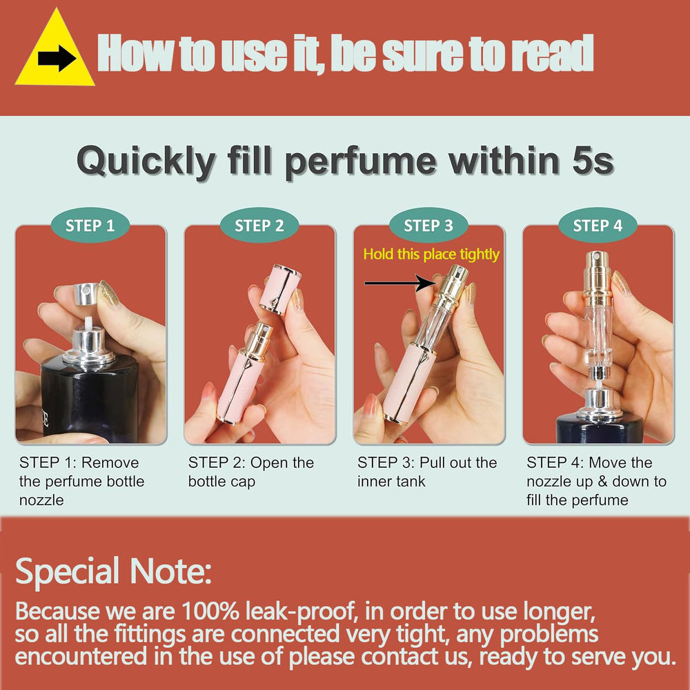 SAWOHO leak-proof technology keeps perfume secure in bags and luggage.