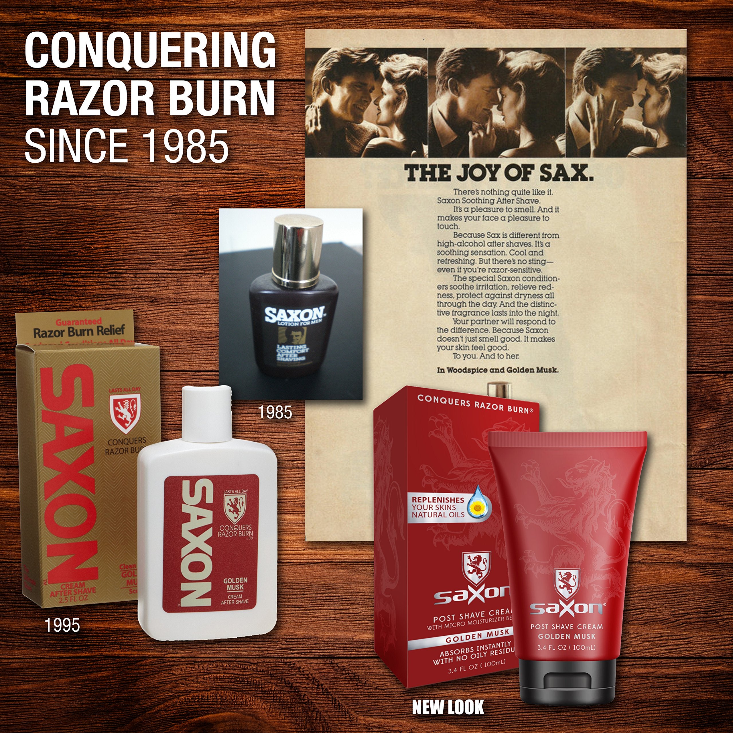 Saxon Post Shave Cream woodspice fragrance provides a lasting, sophisticated scent.