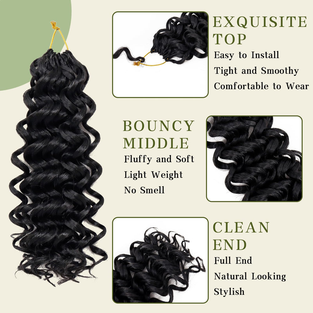 Saypeds curly crochet hair color options including 1B for versatile styling.