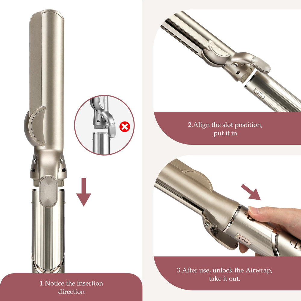 Sazika airflow attachment supports safe, frizz-free straightening while preserving natural volume