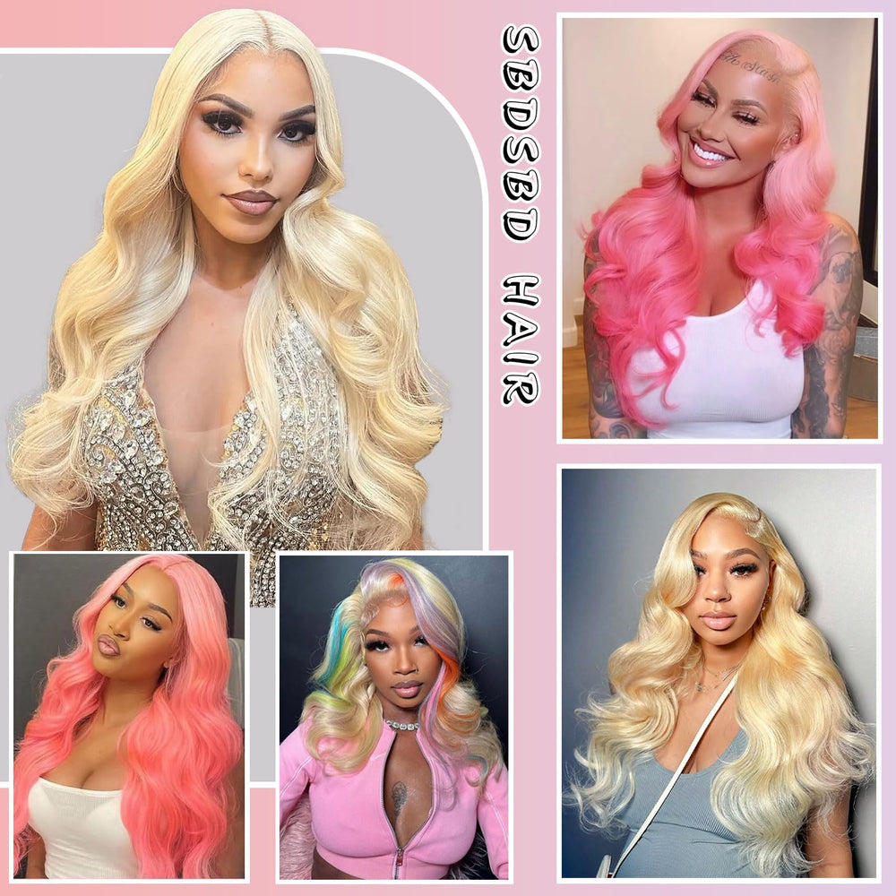 SBDSBD 613 13x6 blonde wig with baby hair detail for natural framing