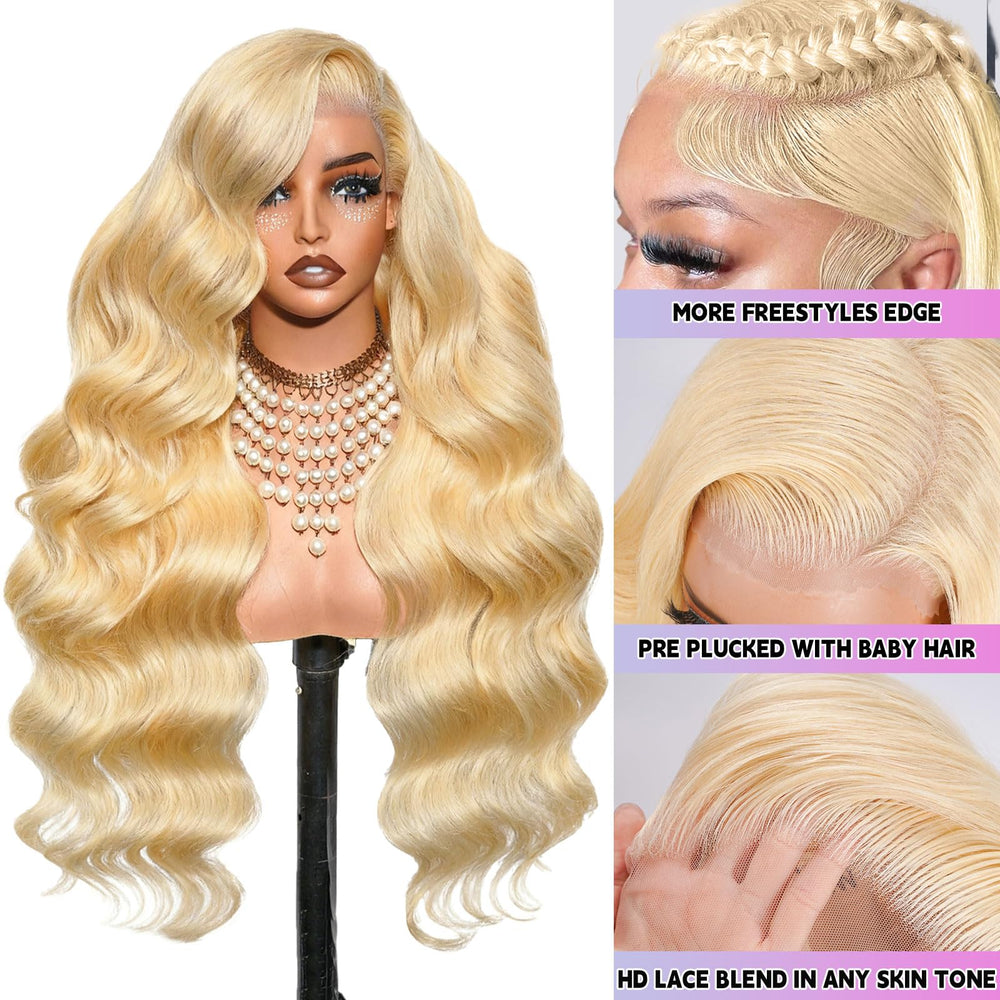 SBDSBD 613 13x6 pre-plucked natural hairline for realistic parting