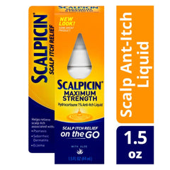 Scalpicin Max Strength pack-of-four-box highlights convenient multi-pack for ongoing itch relief