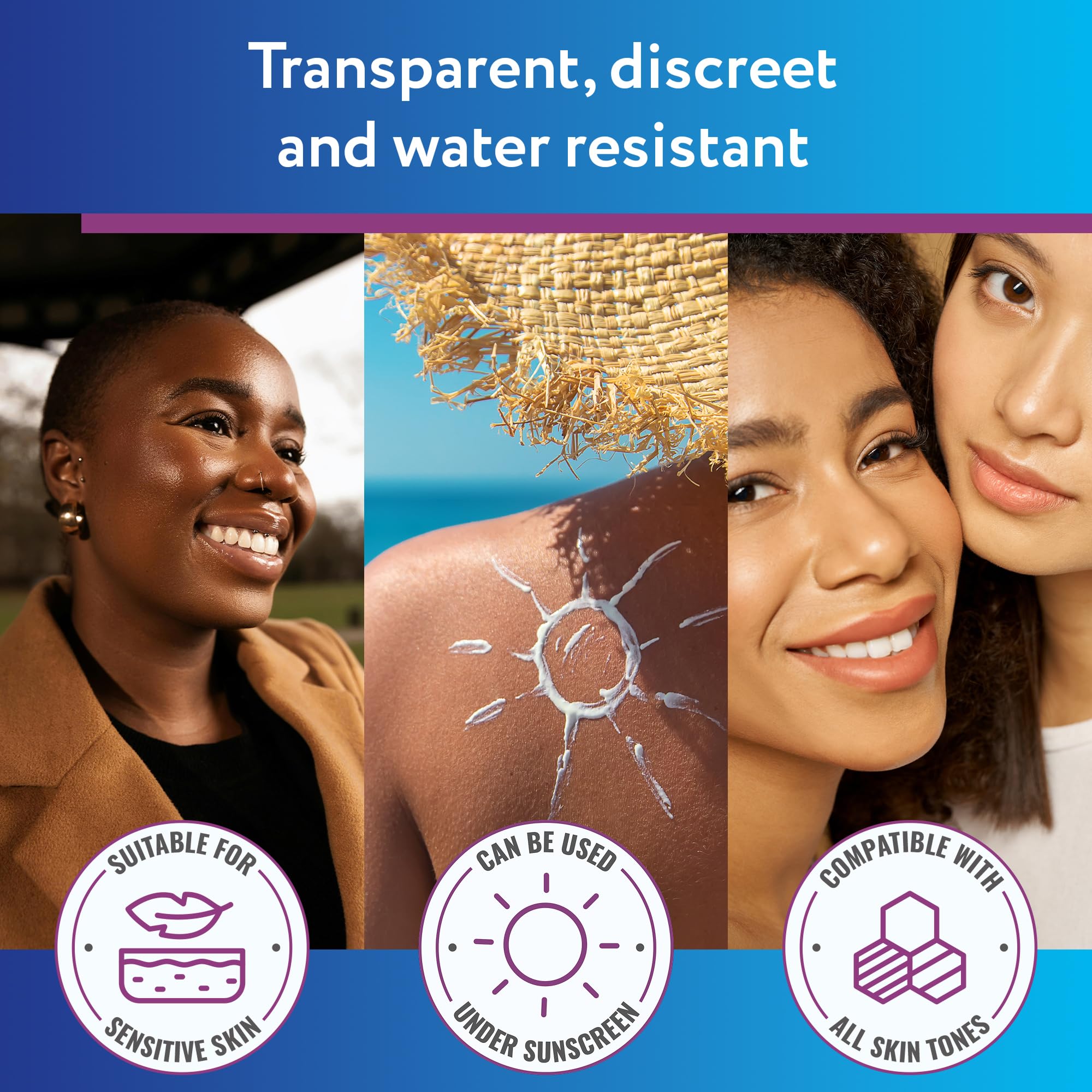 ScarAway on face spot coverage demonstrating discreet, invisible finish
