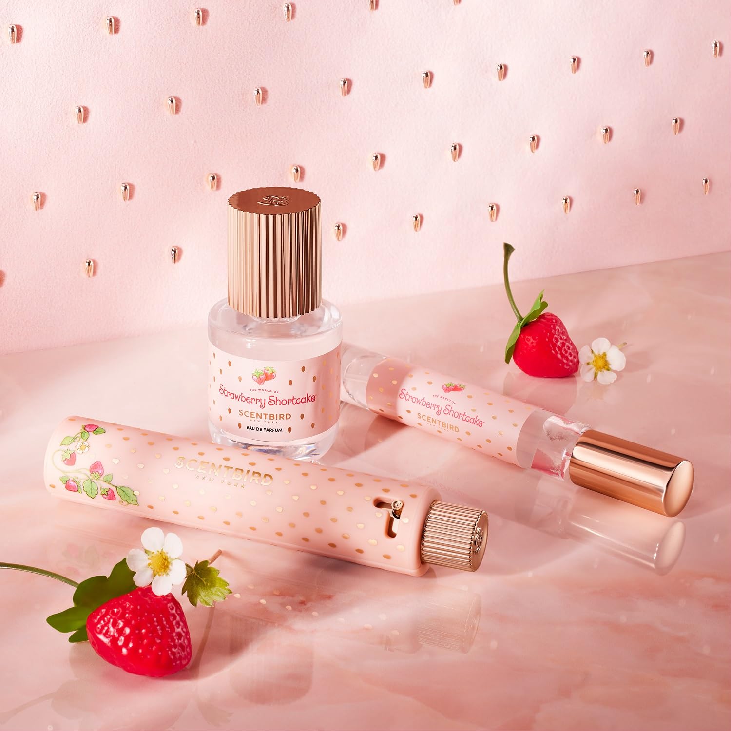 Scentbird Strawberry Shortcake EDP berry notes closeup hints at fresh, fruit-forward mood