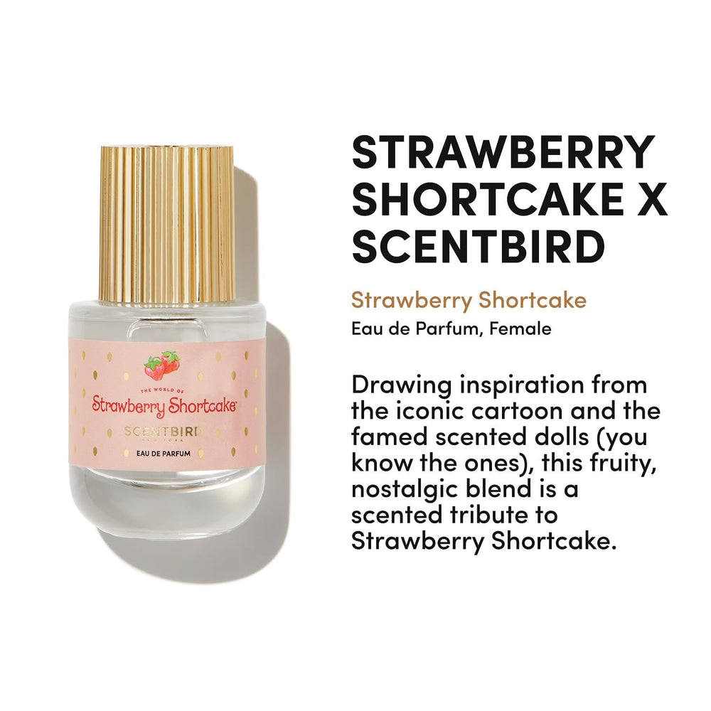 Scentbird Strawberry Shortcake EDP bottle cap closeup emphasizes detail and premium packaging