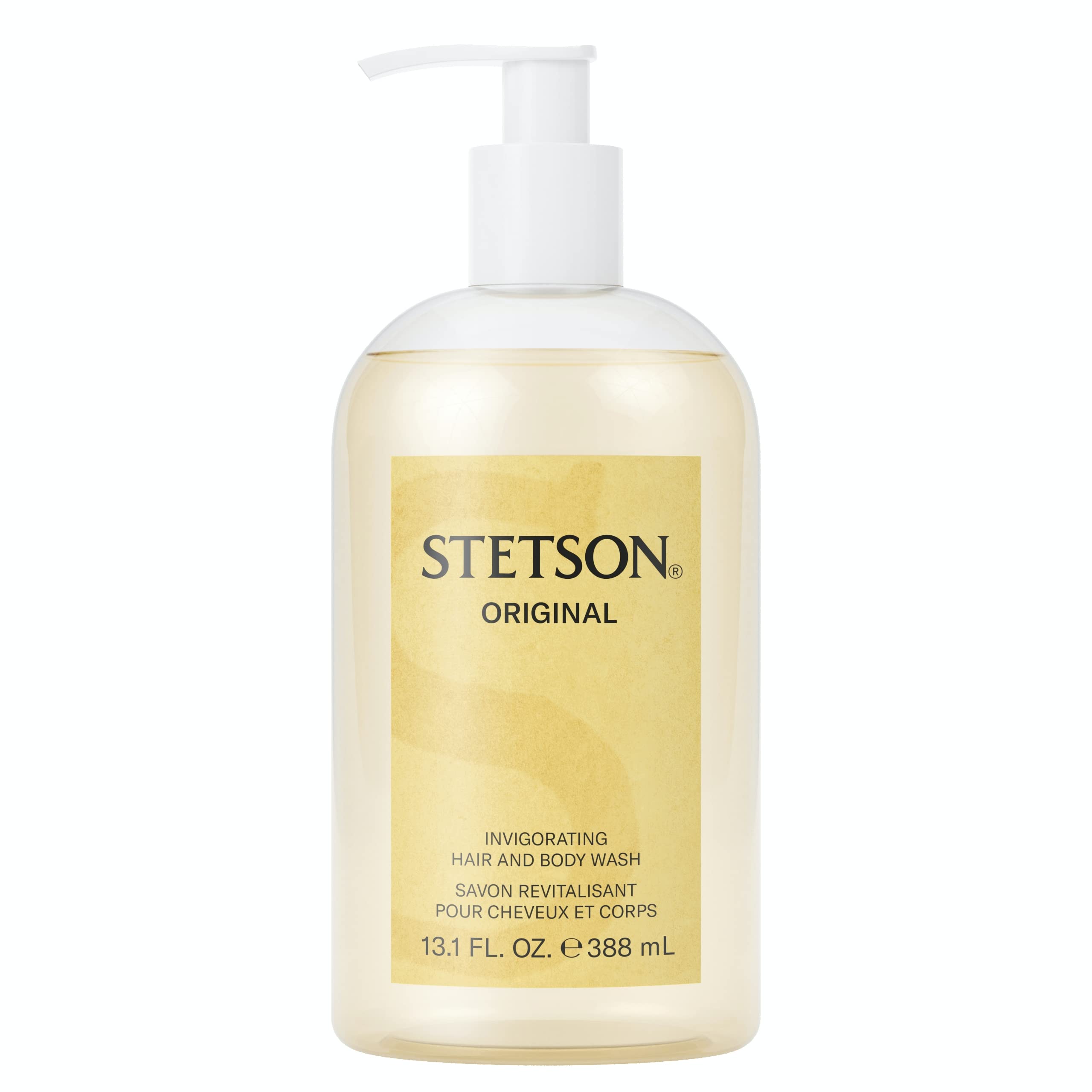 SCENT BEAUTY Stetson Original bottle on bathroom shelf for a refreshing morning routine
