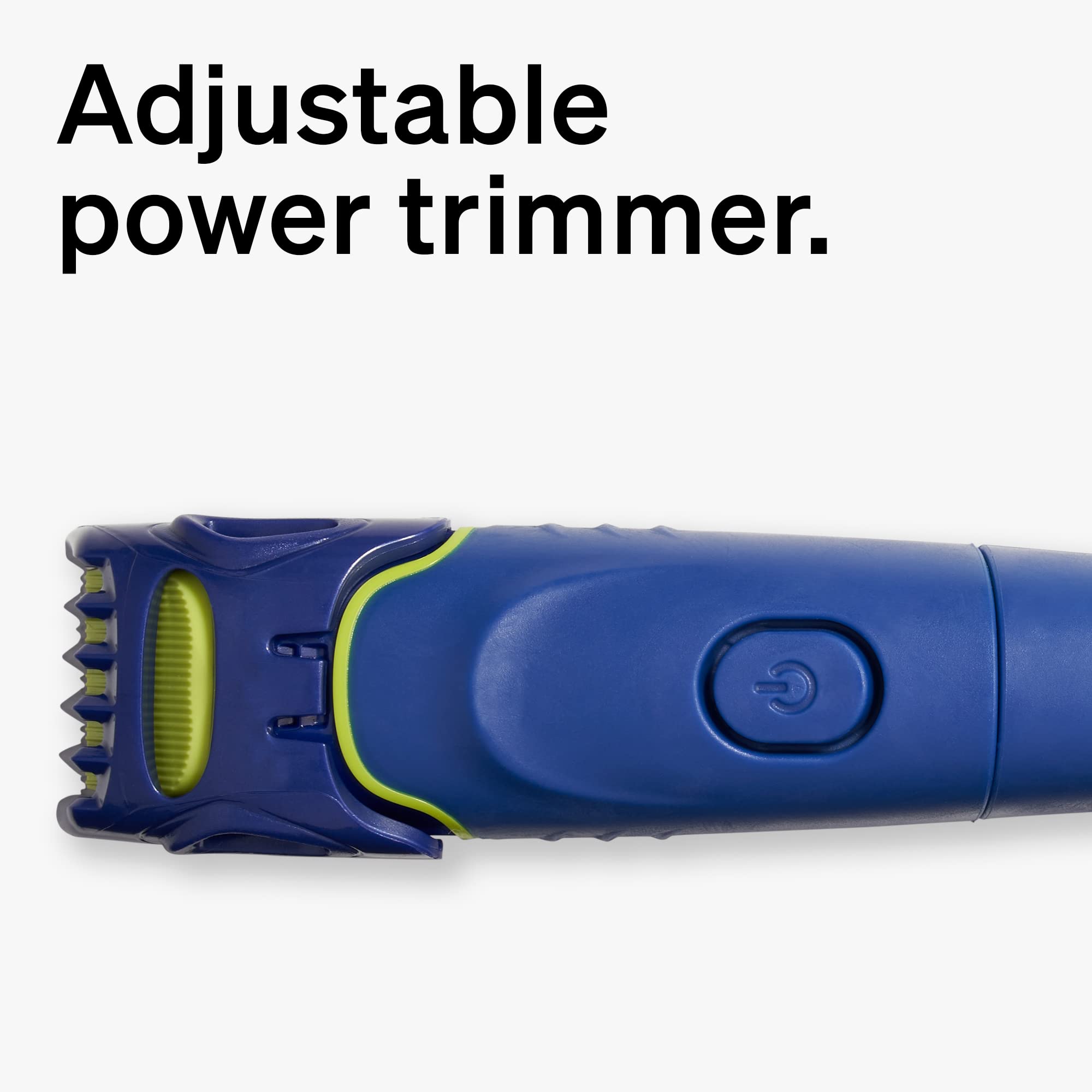 Schick Hydro 5 Groomer built-in trimmer closeup demonstrates integrated trimming.