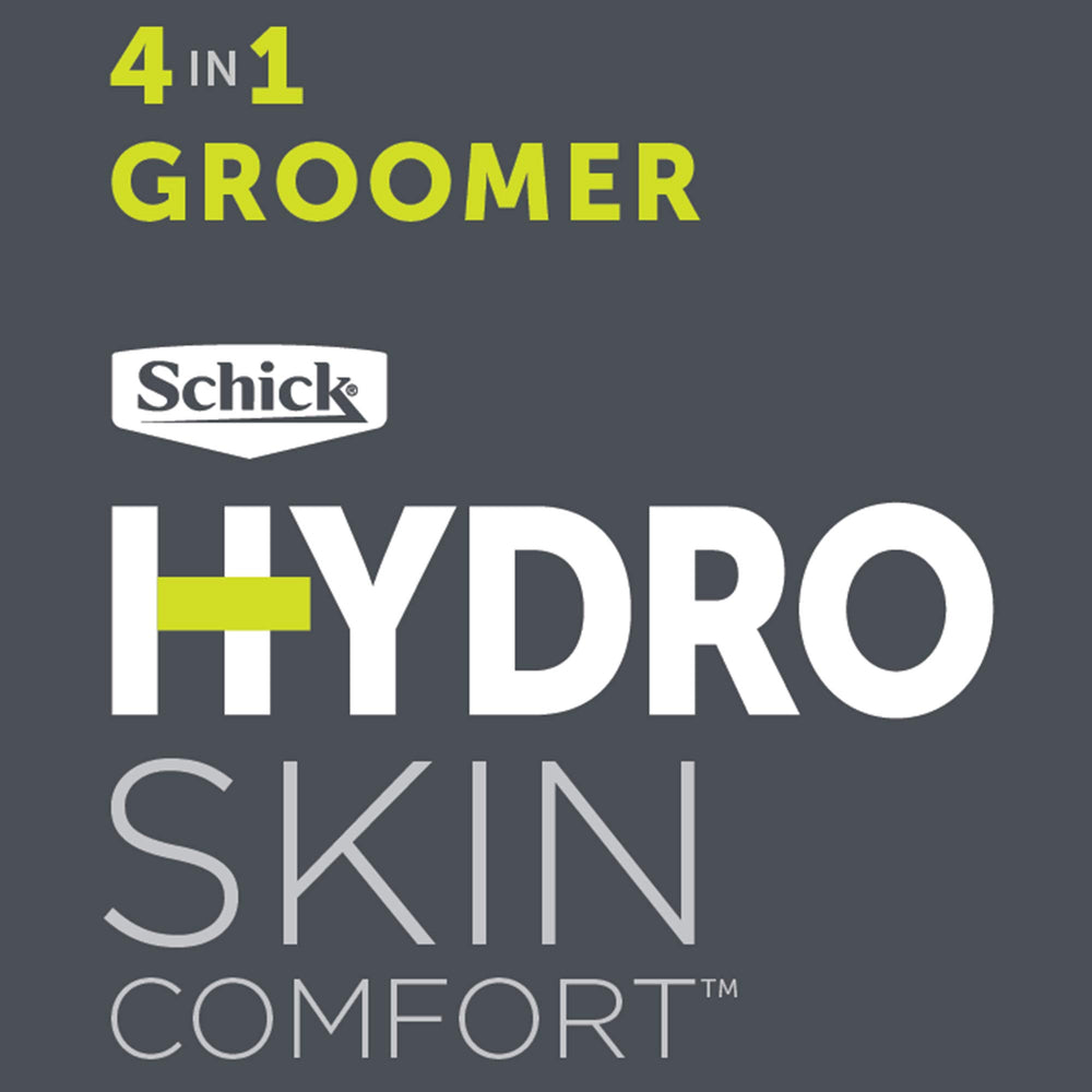 Schick Hydro 5 Groomer edging hard-to-reach areas with precision.