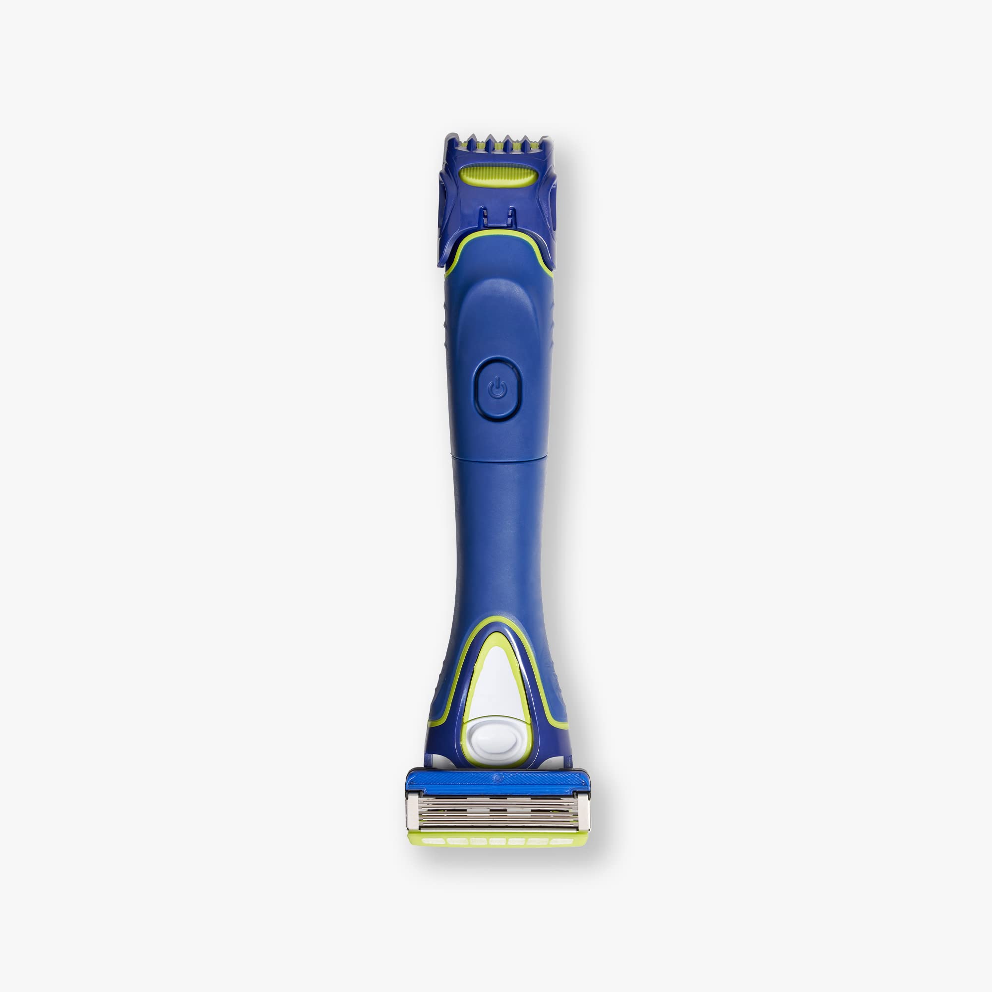 Schick Hydro 5 Groomer flip-back trimmer for precise edging.