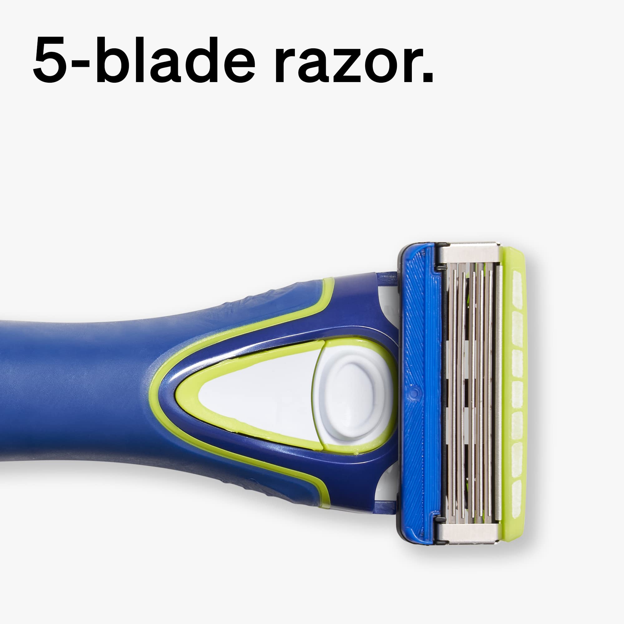 Schick Hydro 5 Groomer trimmer with adjustable comb lengths for customizable length.