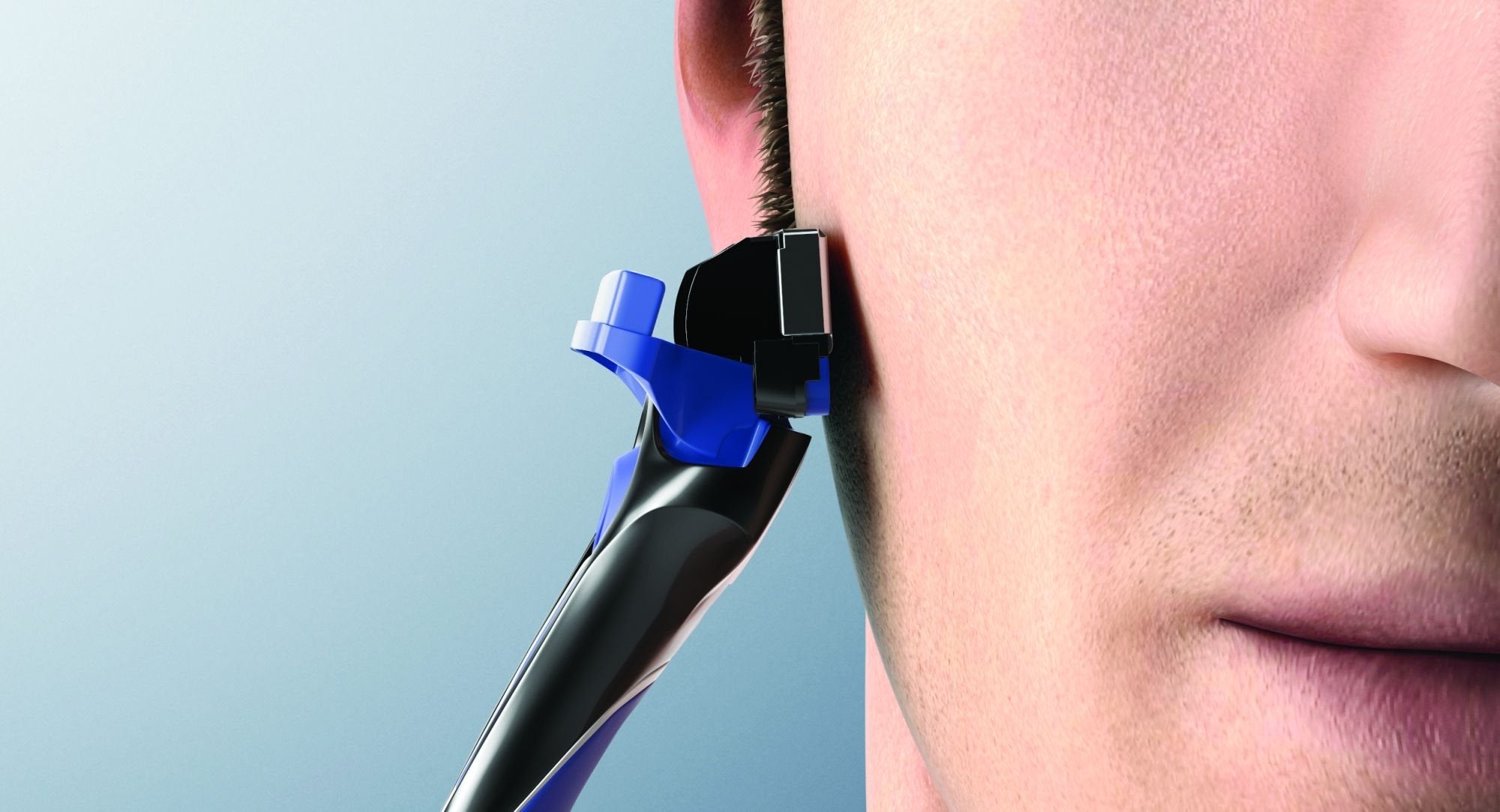 Schick Hydro 5 hydrating gel reservoir demonstrates ongoing moisture during shaving.