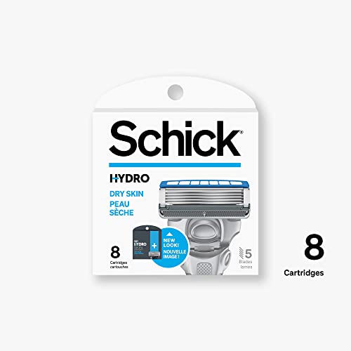 Schick Hydro 5 Sense Hydrate refill with flip trimmer for hard-to-reach areas and precise edging