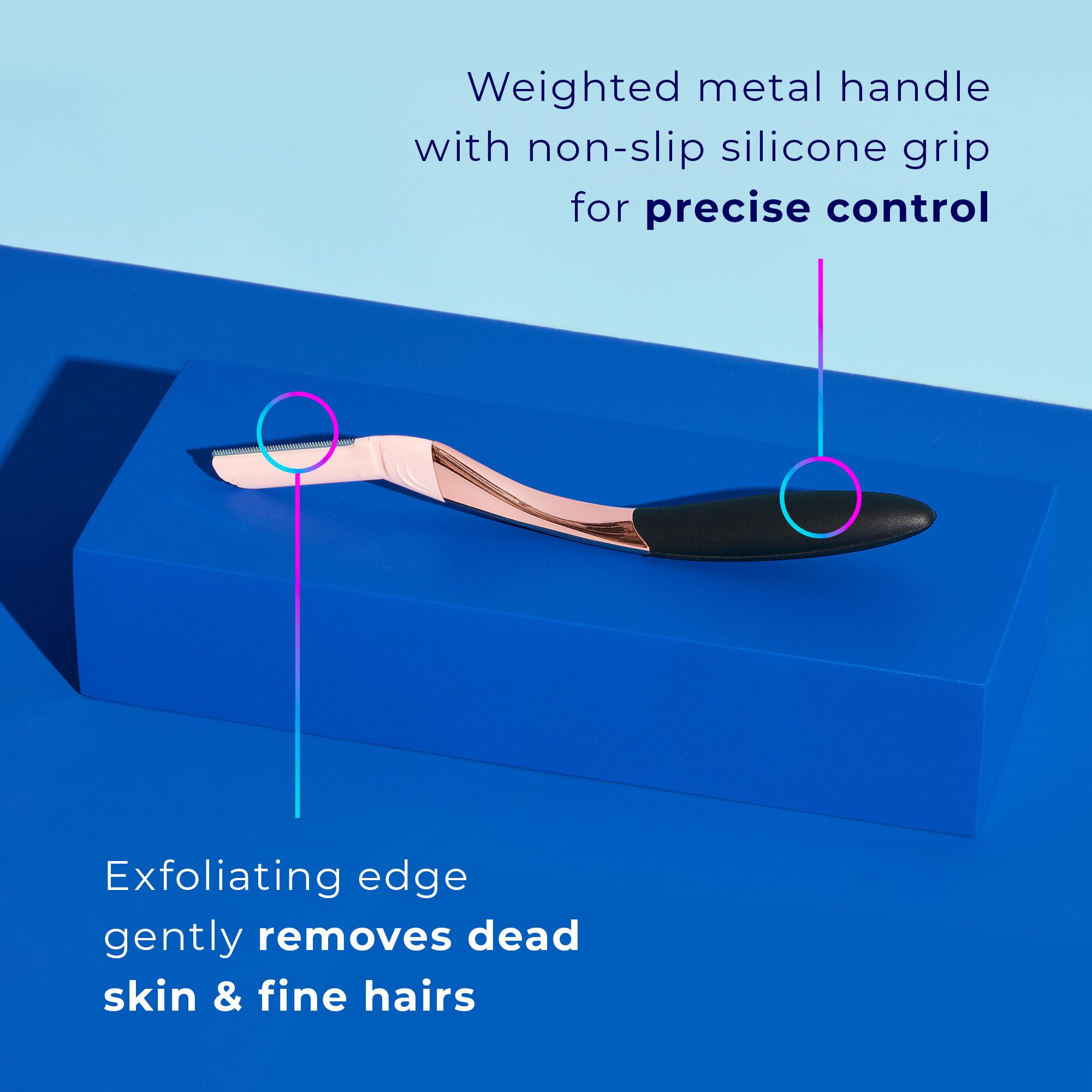 Schick Hydro Silk Dermaplaning Wand Dermaplaning Kit includes one tool and six blades