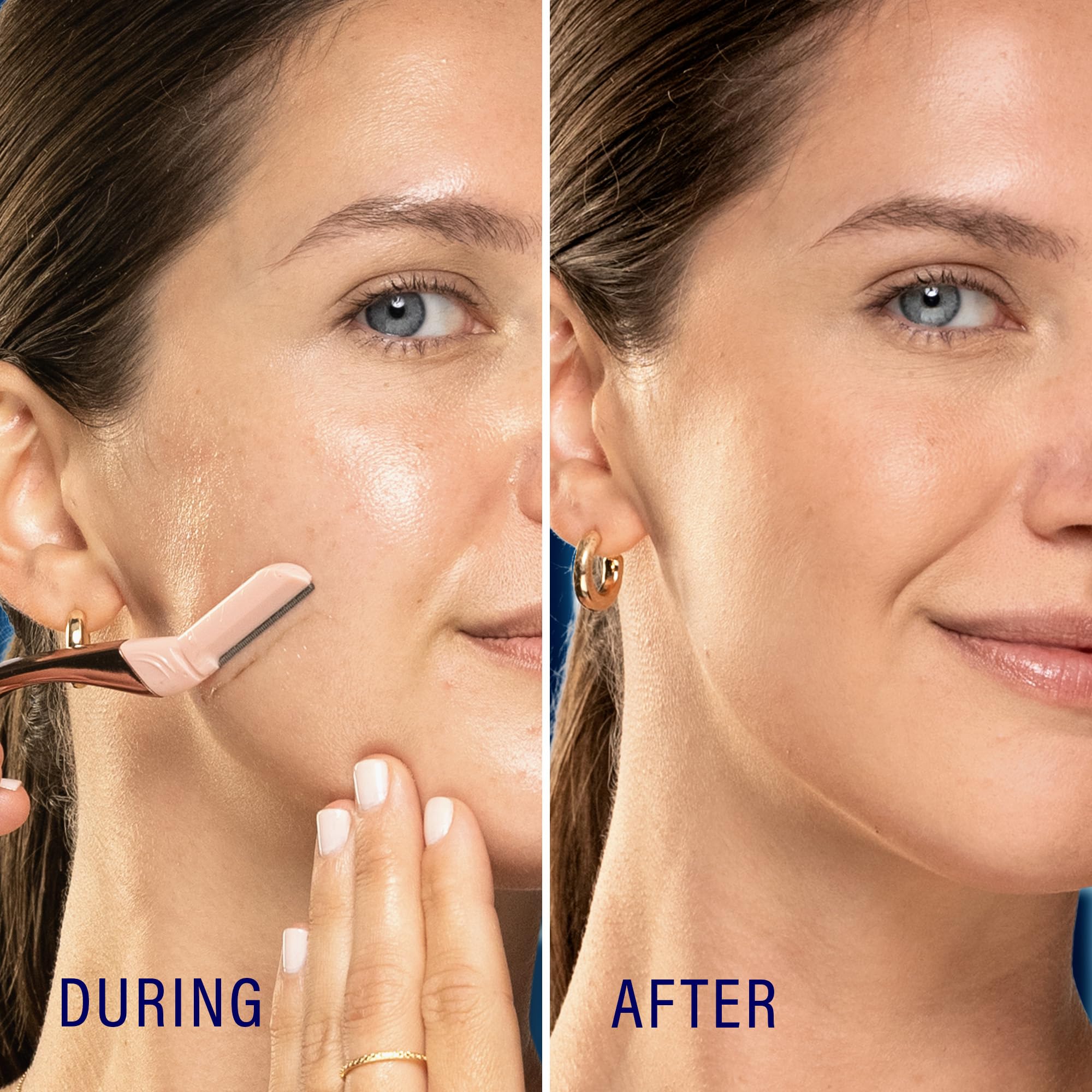 Schick Hydro Silk Dermaplaning Wand dispensing tray demonstrates safe blade changes