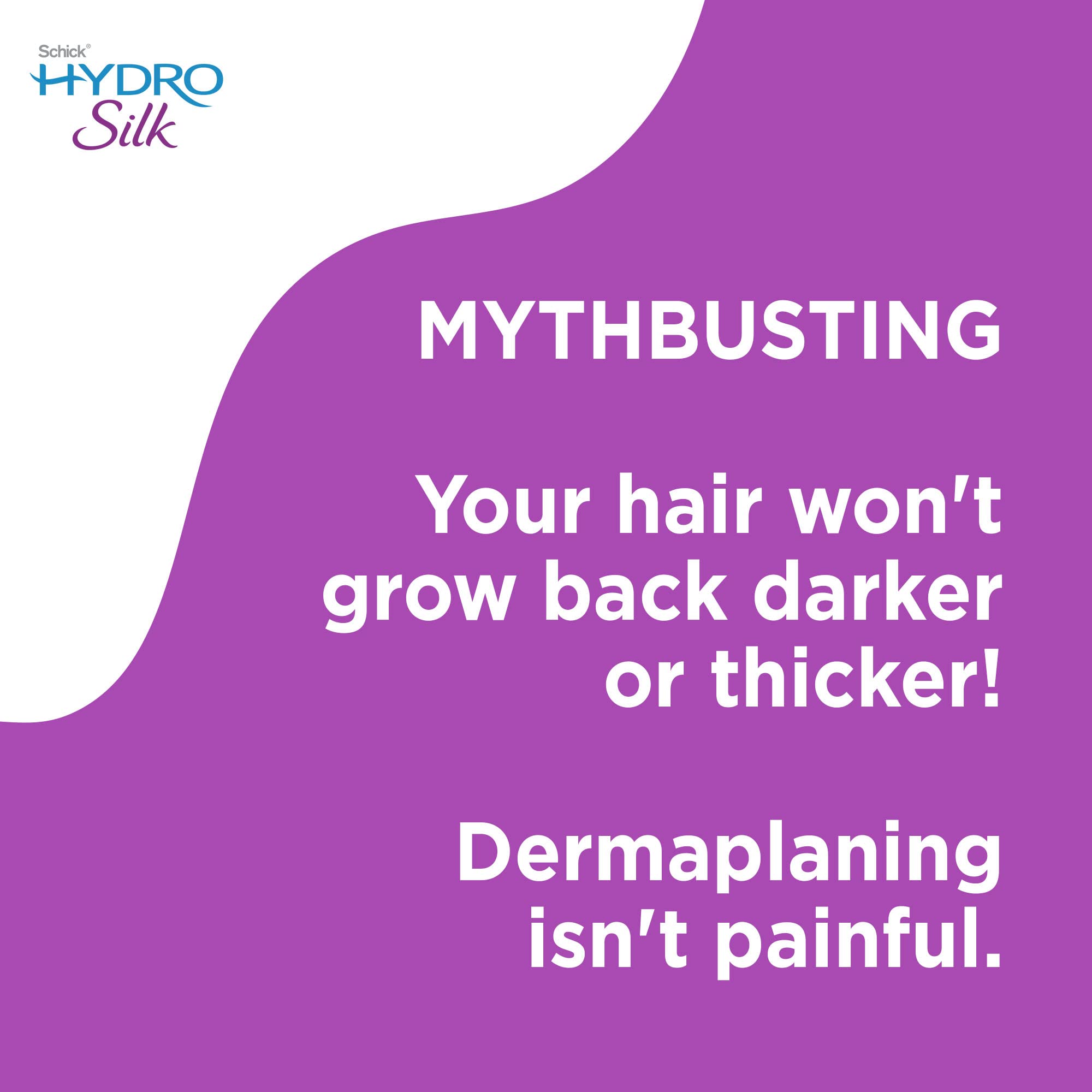 Schick Hydro Silk smoother-makeup-application depicts easier makeup prep