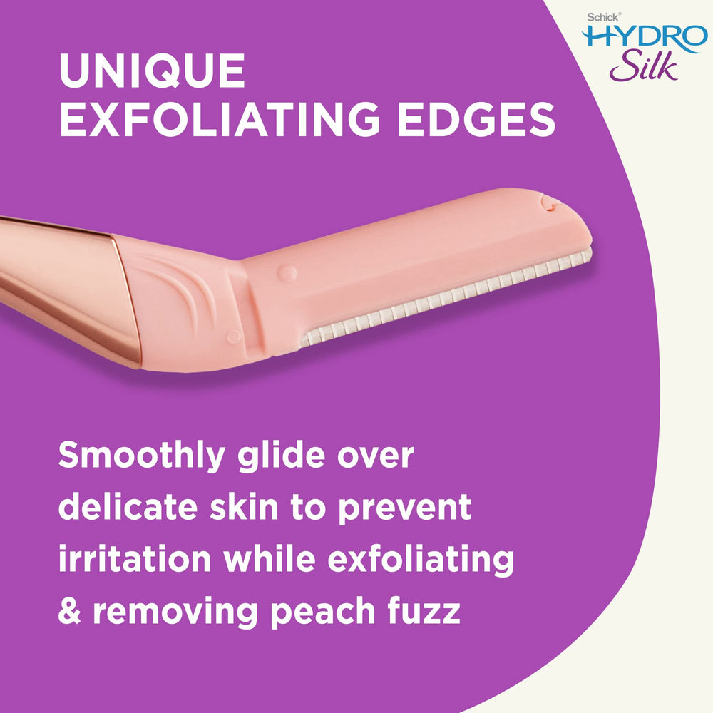 Schick Hydro Silk soft-skin-texture-demo illustrating smoother skin texture